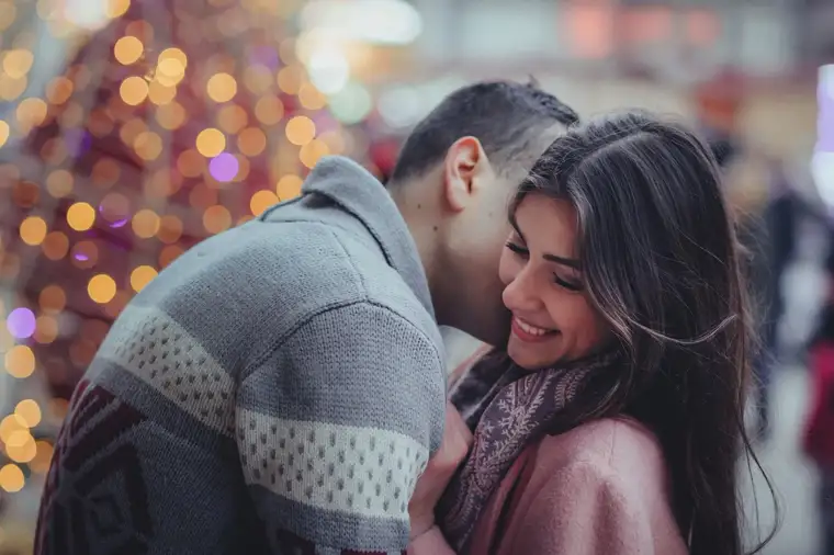 Two people on a date – closeness, trust, atmosphere